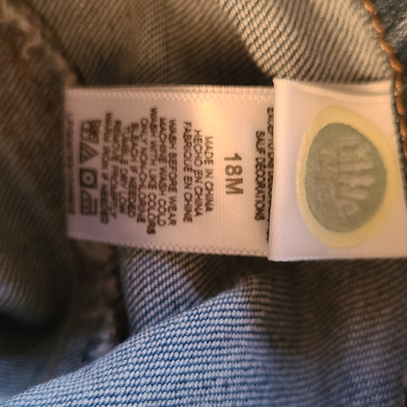 Little Me embroidered denim jacket - Picture 3 of 5